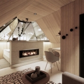 Aurora Igluhütte im Vaattunki Wilderness Resort. 